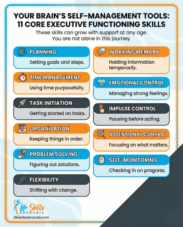 11 Executive Functioning Skills: What They Are, Signs, And Real-Life ...